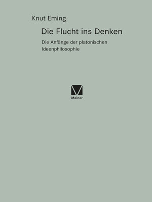 cover image of Die Flucht ins Denken